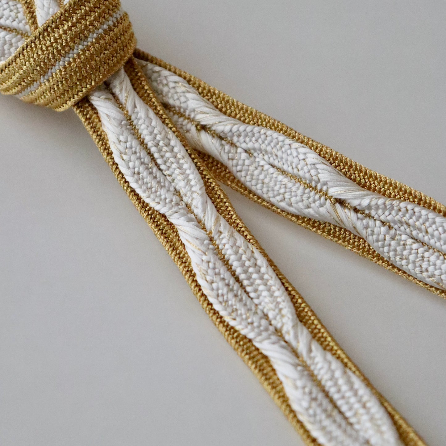 帯締め「高麗浮木の葉- wht gld」和小物さくら