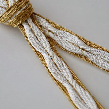帯締め「高麗浮木の葉- wht gld」和小物さくら