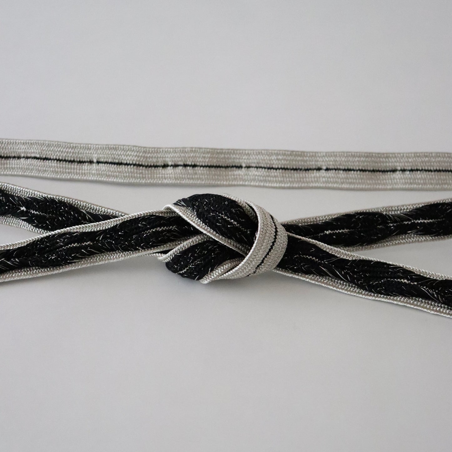 帯締め「高麗浮木の葉- slv blk」和小物さくら