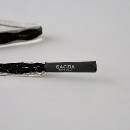 帯締め「高麗浮木の葉- slv blk」和小物さくら