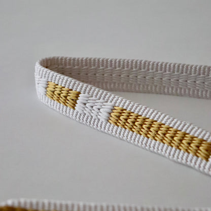 帯締め「三段綾竹組 - 君ヶ袖 wht」大原商店