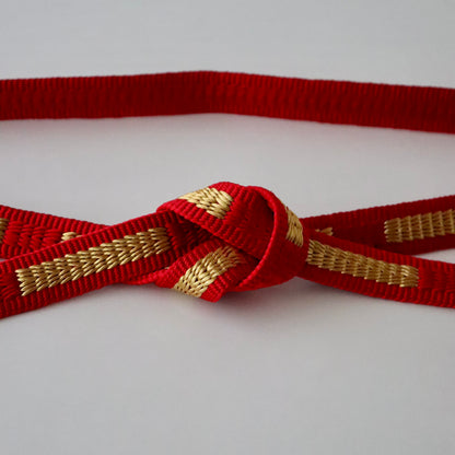 帯締め「三段綾竹組 - 君ヶ袖 rd」大原商店