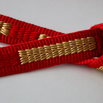 帯締め「三段綾竹組 - 君ヶ袖 rd」大原商店