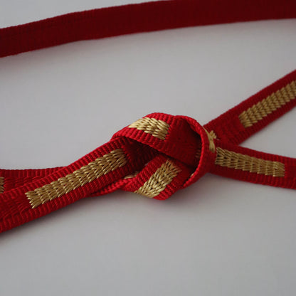 帯締め「三段綾竹組 - 君ヶ袖 rd」大原商店