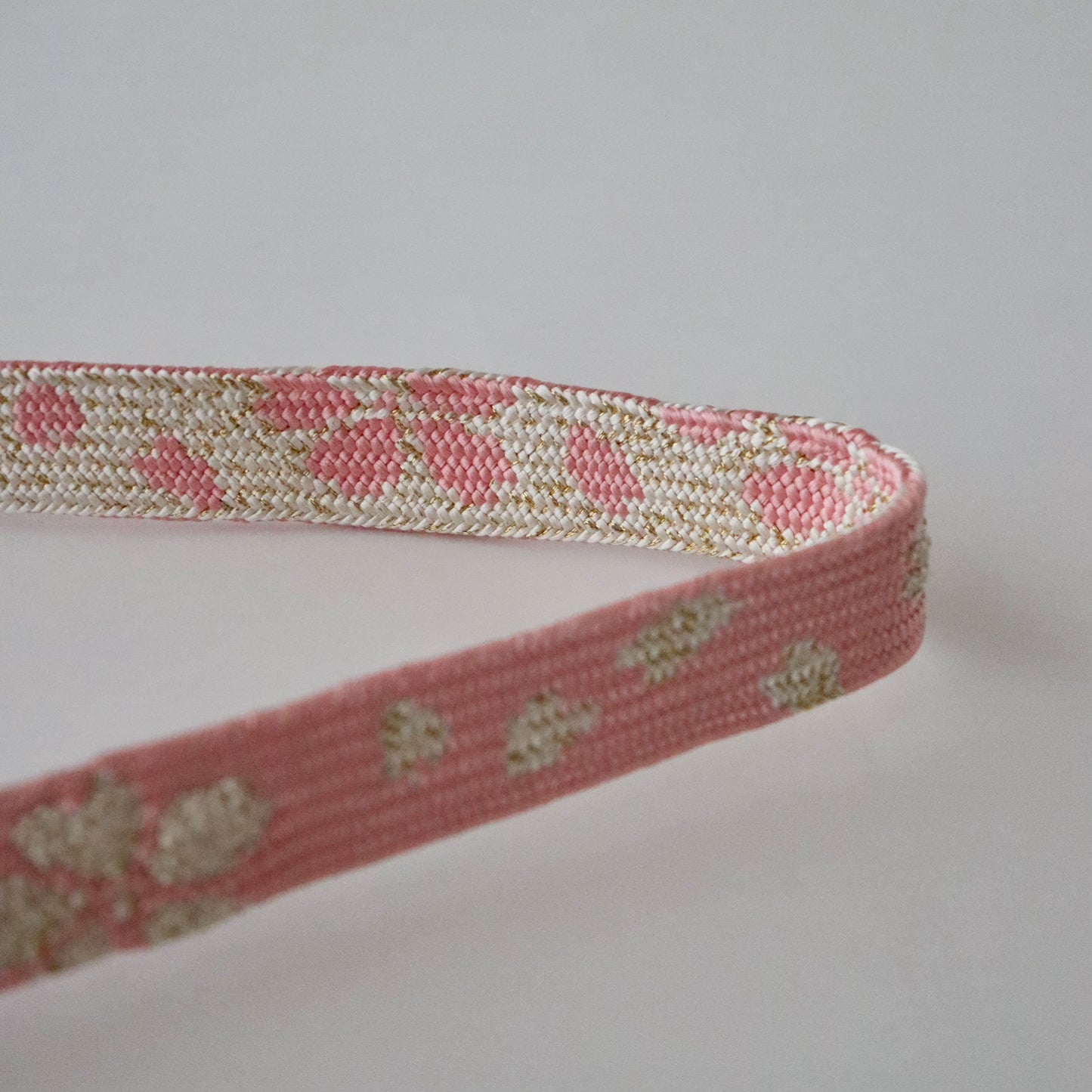 帯締め「高麗組 - 桜尽くし pnk」大原商店