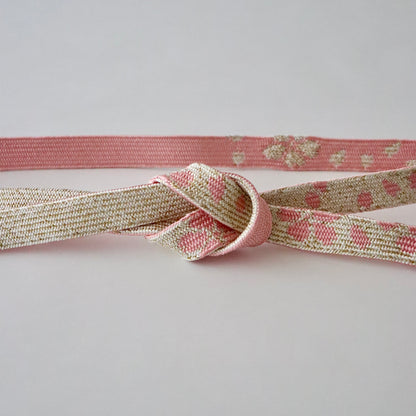 帯締め「高麗組 - 桜尽くし pnk」大原商店