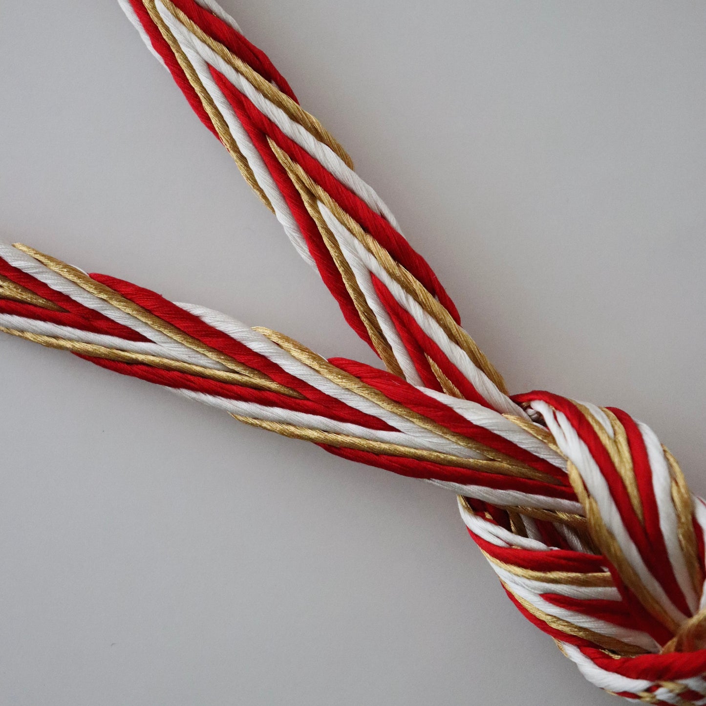 帯締め「畝打組 - red」大原商店