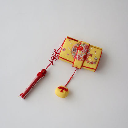 七歳向け「小物6点セット / 鈴 yel」和装小物やまざき