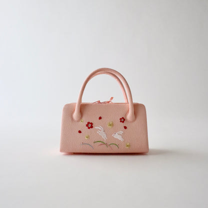 七歳向け「小物6点セット / 兎 pnk」和装小物やまざき