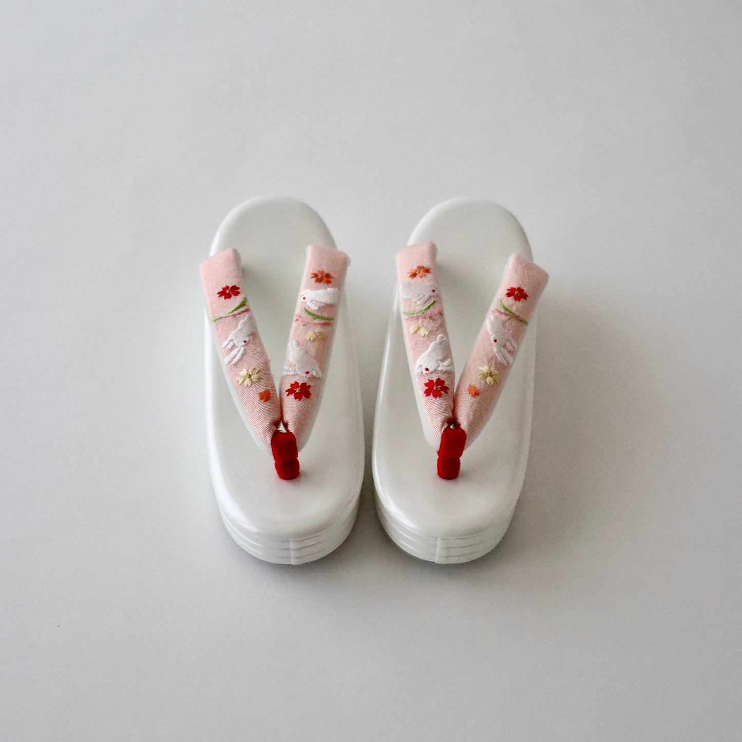 七歳向け「小物6点セット / 兎 pnk」和装小物やまざき