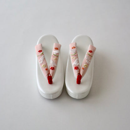 七歳向け「小物6点セット / 兎 pnk」和装小物やまざき