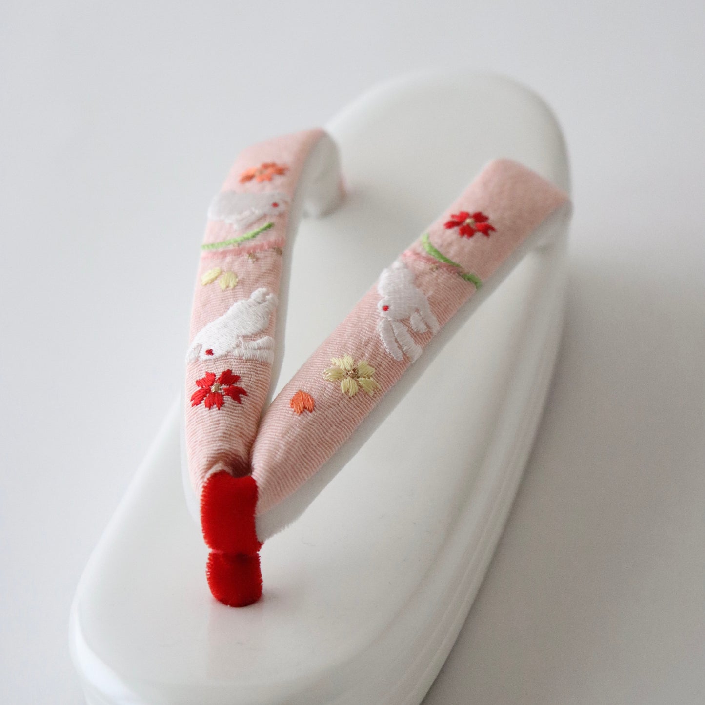 七歳向け「小物6点セット / 兎 pnk」和装小物やまざき