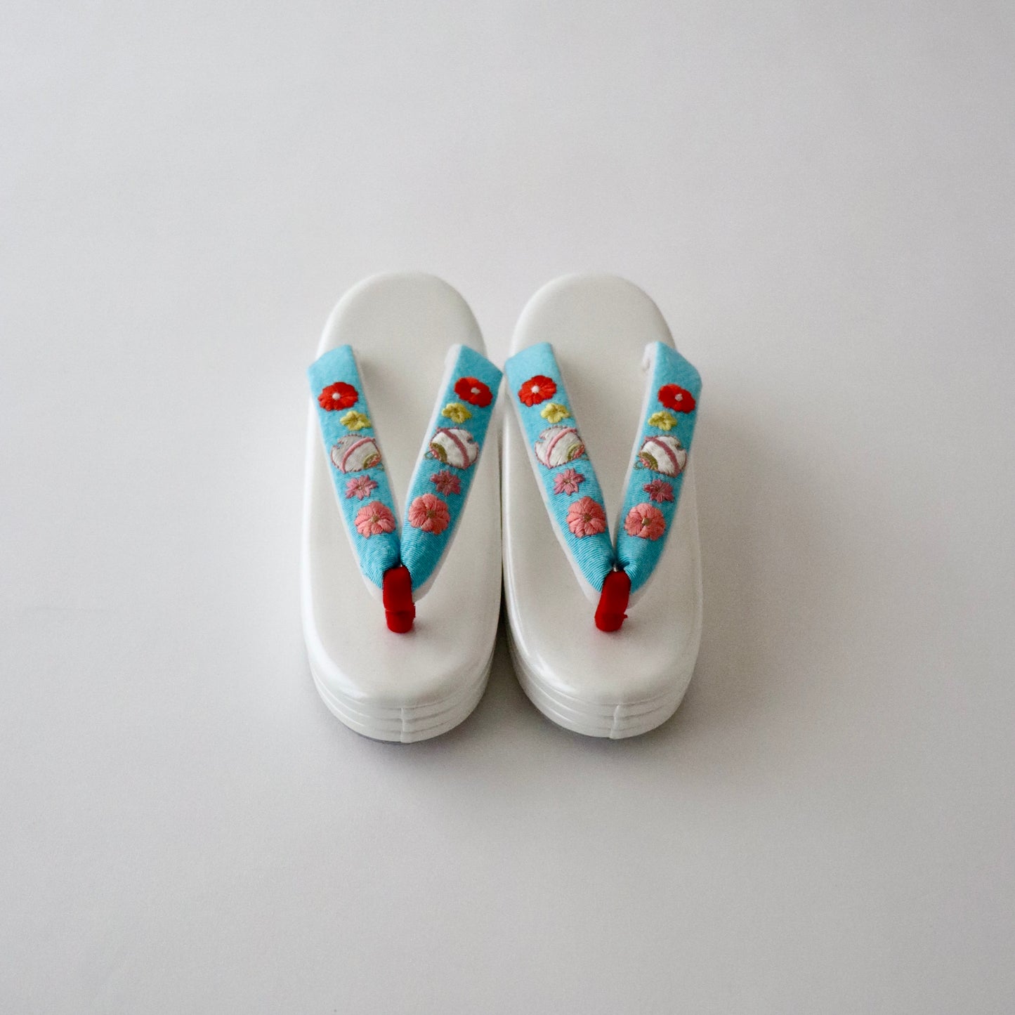 七歳向け「小物6点セット / 鈴 turq」和装小物やまざき