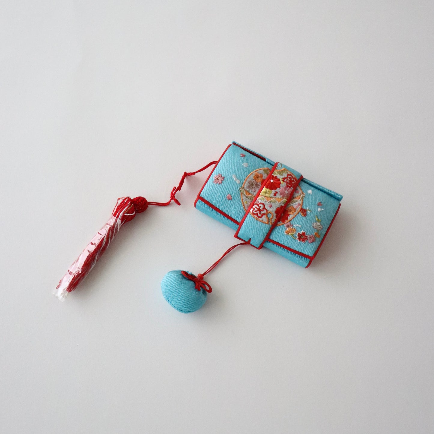 七歳向け「小物6点セット / 鈴 turq」和装小物やまざき