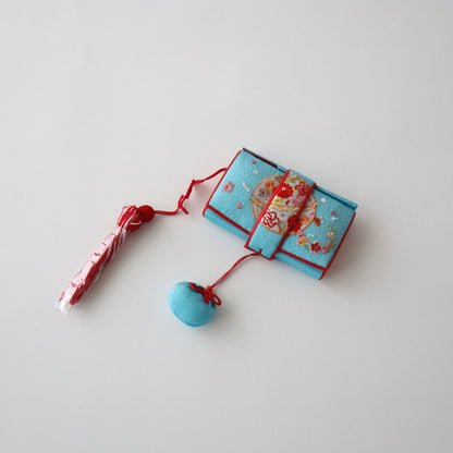 七歳向け「小物6点セット / 鈴 turq」和装小物やまざき