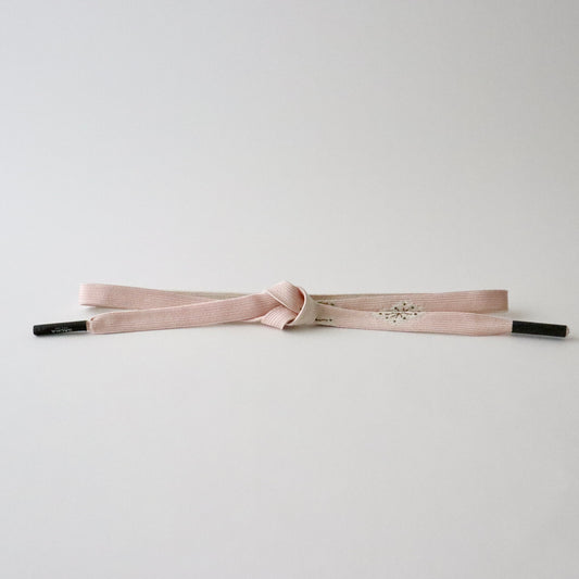 帯締め「手組み桜- wht.lt p」　和小物さくら