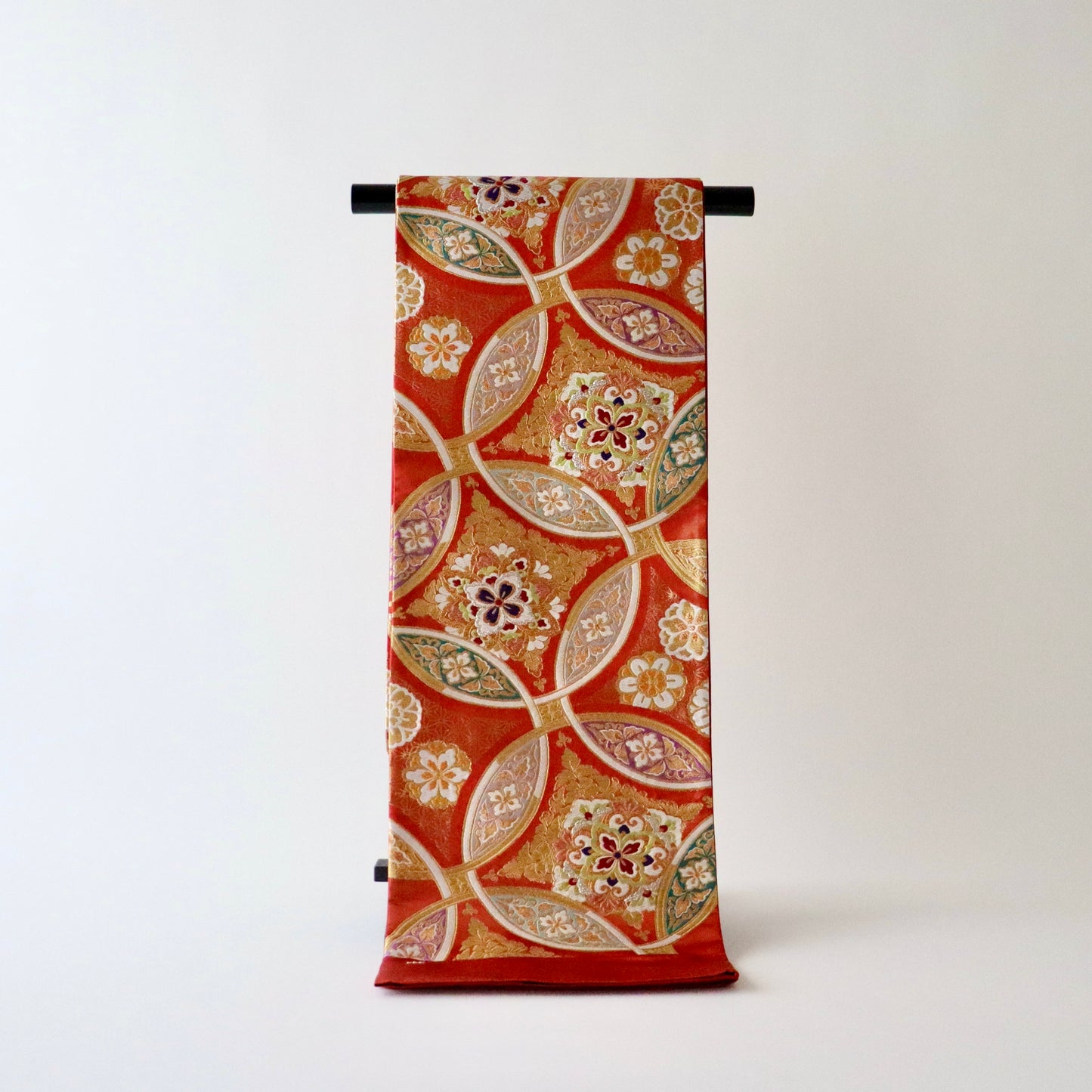 袋帯「七宝華文」洛陽織物