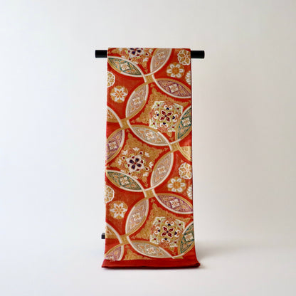 袋帯「七宝華文」洛陽織物