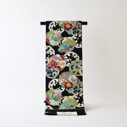 袋帯「唐絹 - 波花丸松竹梅」志都香