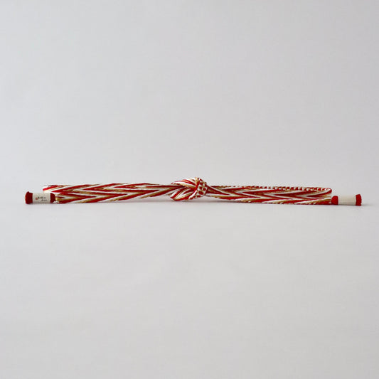 帯締め「畝打組 - red」大原商店