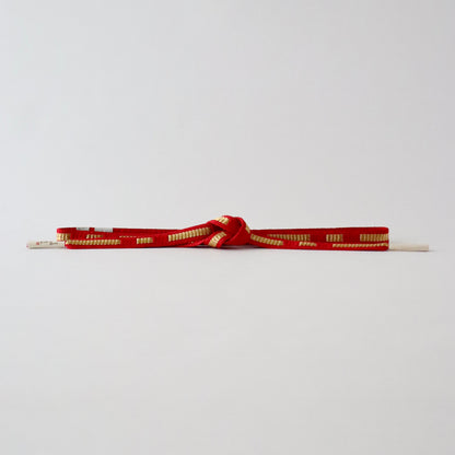 帯締め「三段綾竹組 - 君ヶ袖 rd」大原商店