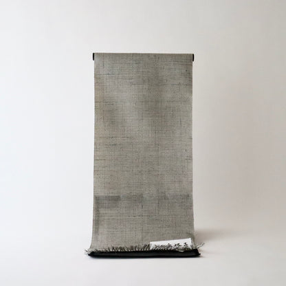 小千谷紬「小田島格子/百入茶」おだきん - 小田島克明